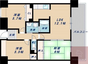 プロミネントコートの物件間取画像